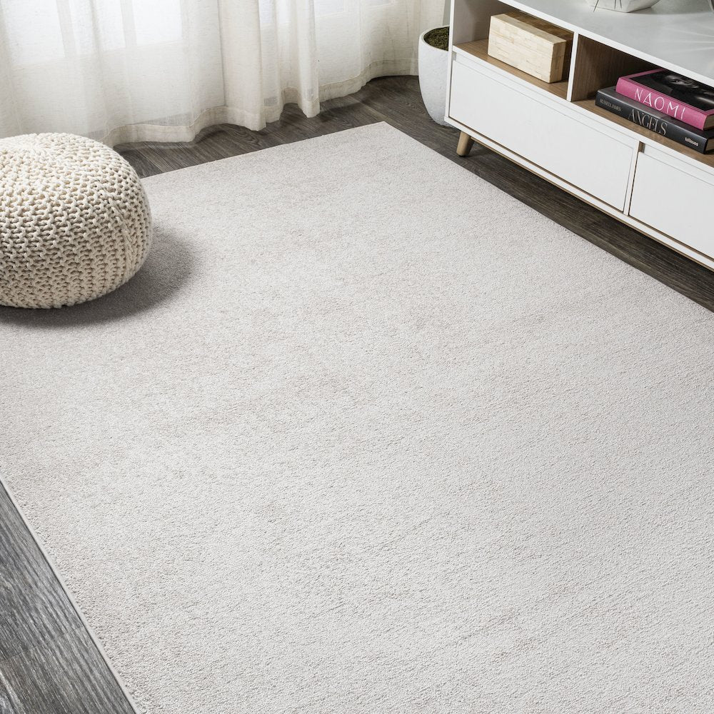 Haze Solid Low-Pile Area Rug