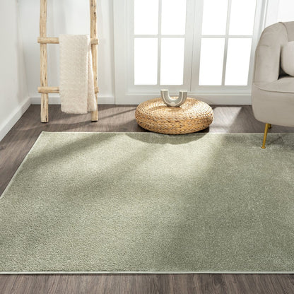 Haze Solid Low-Pile Area Rug