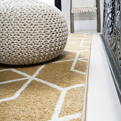 Tumbling Blocks Modern Geometric Area Rug
