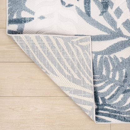 Tropics Palm Leaves Indoor/Outdoor Runner Rug