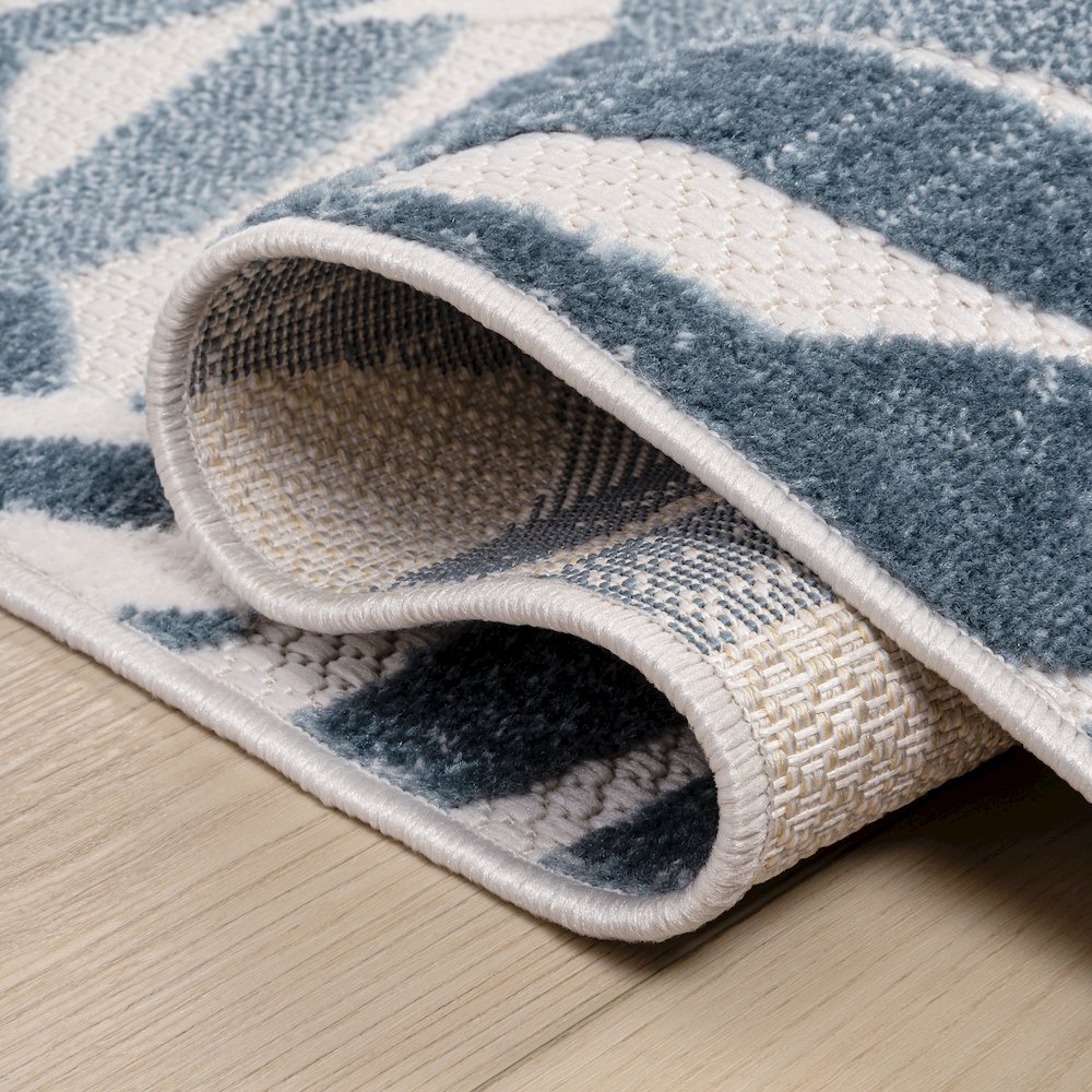 Tropics Palm Leaves Indoor/Outdoor Runner Rug