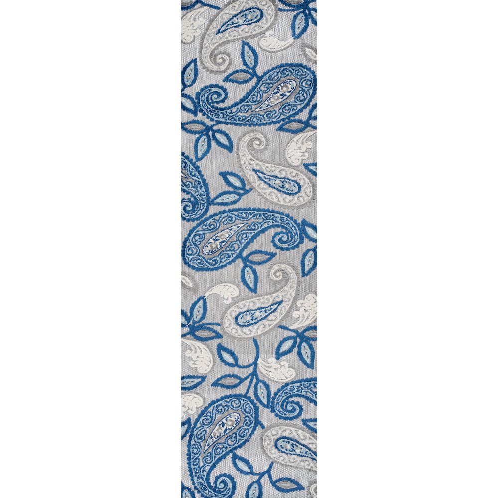 Julien Paisley High-Low Indoor/Outdoor Area Rug