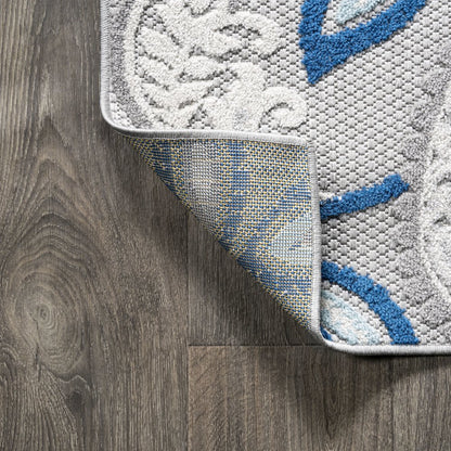 Julien Paisley High-Low Indoor/Outdoor Area Rug