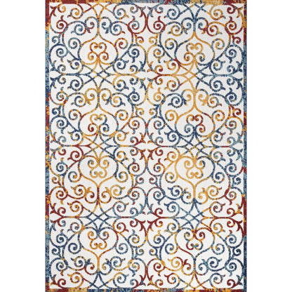 Atrani Scroll Trellis Indoor/Outdoor Area Rug