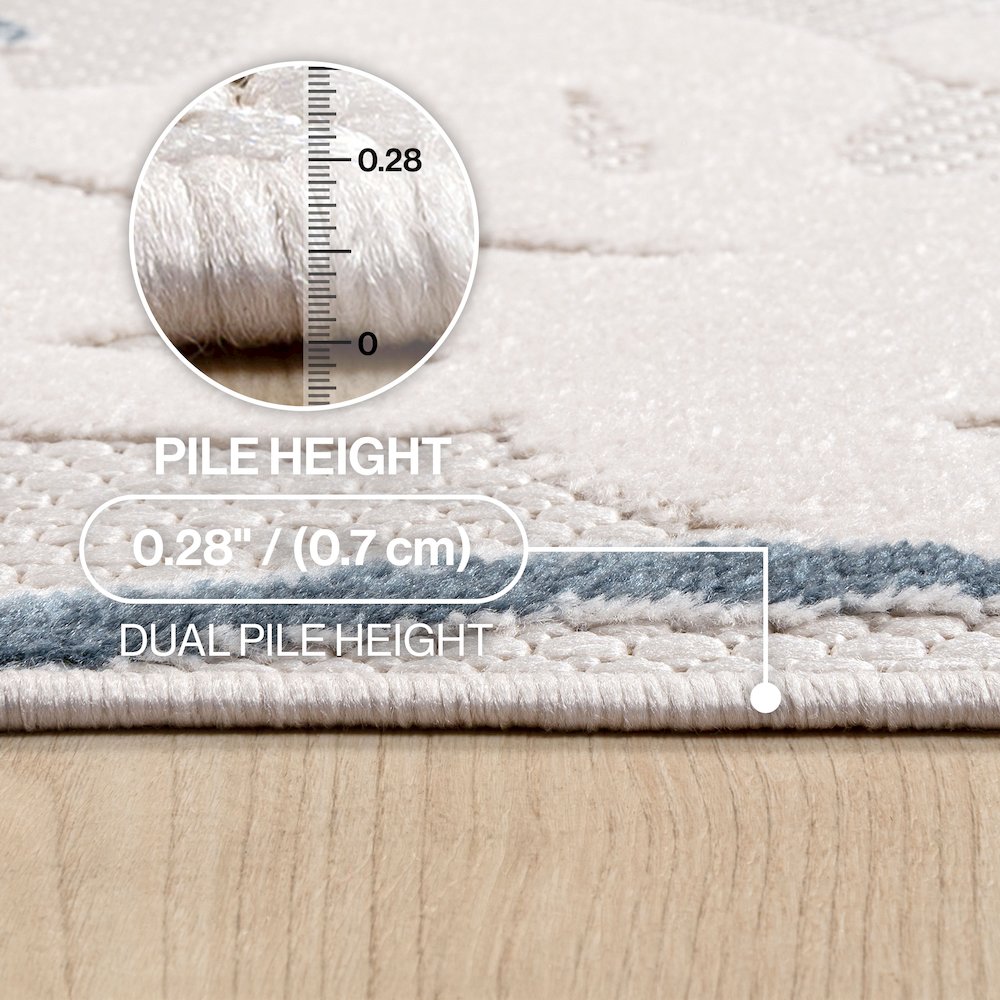 Monstera Tropical Leaf High-Low Indoor/Outdoor Runner Rug