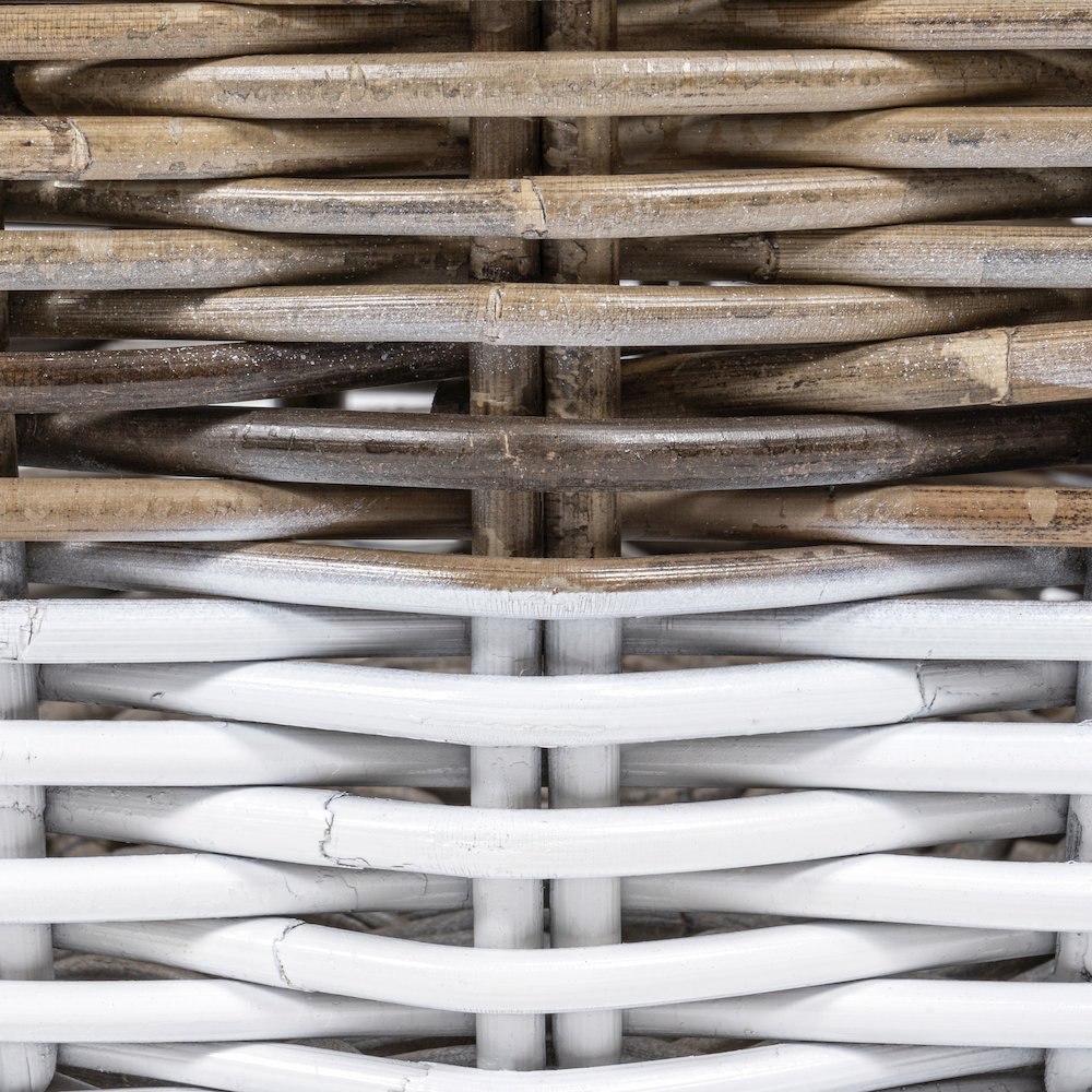 Ternion Cottage Hand-Woven Rattan Nesting Baskets With Handles