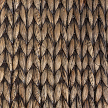 Chett Minimalist Hand-Woven Hyacinth/Wood Underbed Storage Bin