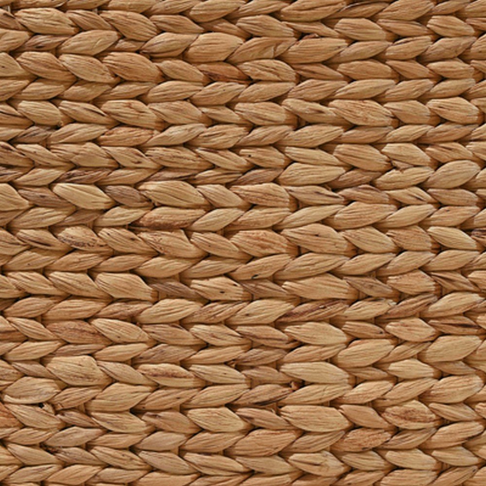 Farmhouse Classic Handwoven Hyacinth Rectangle Storage Floor Baskets