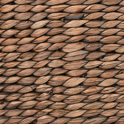 Brooks Classic Farmhouse Woven Hyacinth Rectangular Storage Baskets