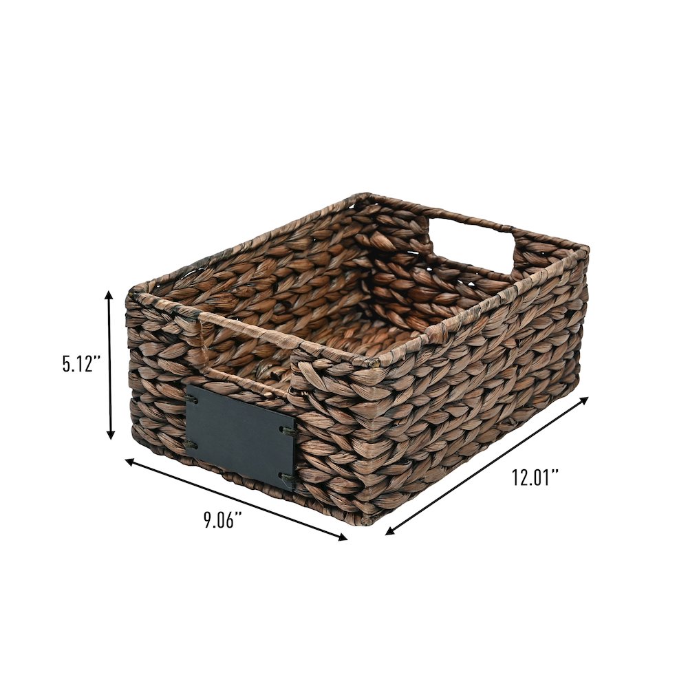 Lane Classic Farmhouse Handwoven Hyacinth Pantry Baskets