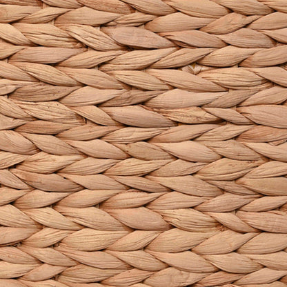 Sawyer Classic Farmhouse Handwoven Hyacinth 2-Section Collapsible Laundry Hamper