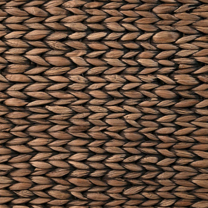 Sawyer Classic Farmhouse Handwoven Hyacinth 2-Section Collapsible Laundry Hamper