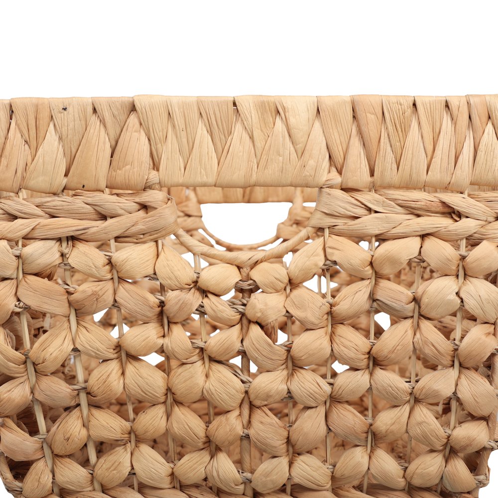 Handwoven Water Hyacinth Nesting Storage Baskets, Natural (Set of 5)