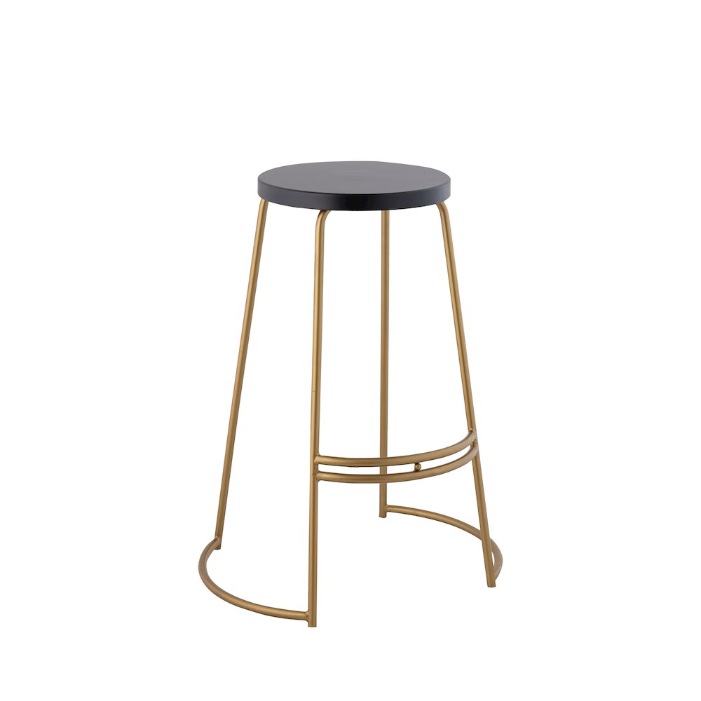Hula Modern 28.75" Backless Metal Bar Stool