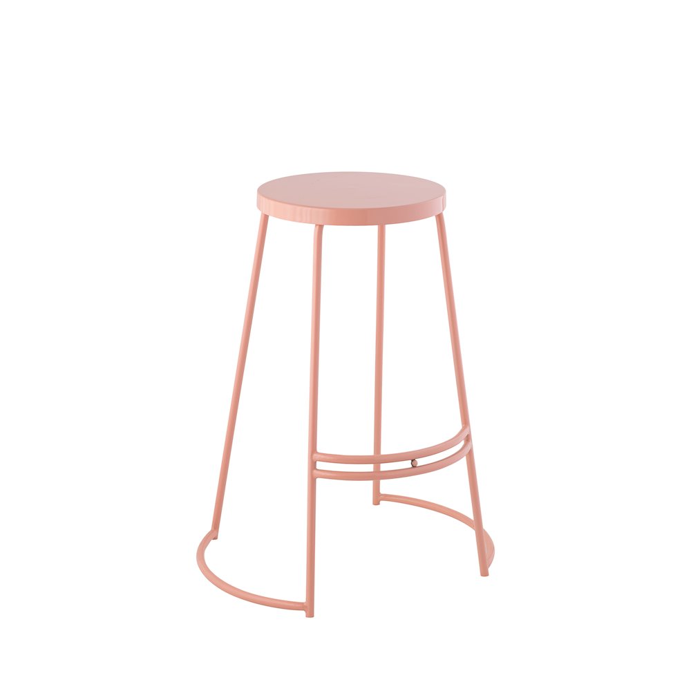 Hula Modern 28.75" Backless Metal Bar Stool