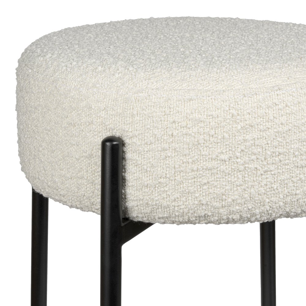 Paola 30" Industrial Round Backless Bar Stool