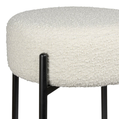 Paola 30" Industrial Round Backless Bar Stool