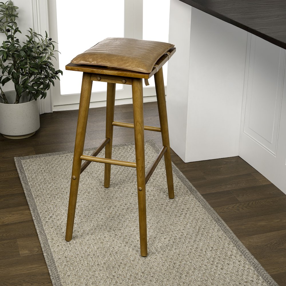 Peroni Mid-Century 30.5" Backless Bar Stool