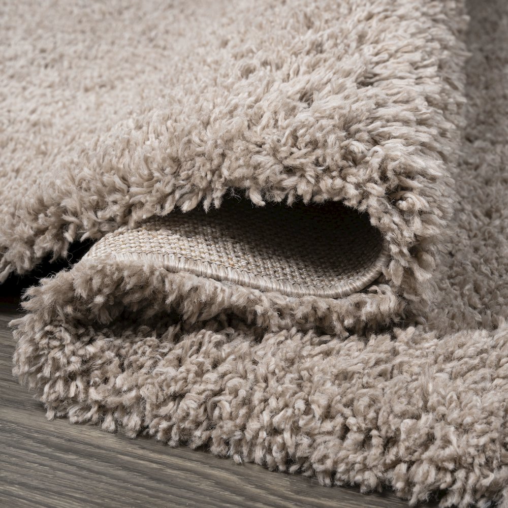 Groovy Solid Shag Area Rug
