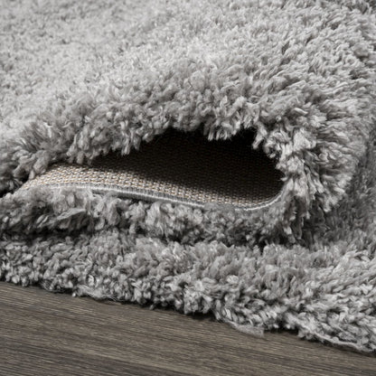 Groovy Solid Shag Area Rug