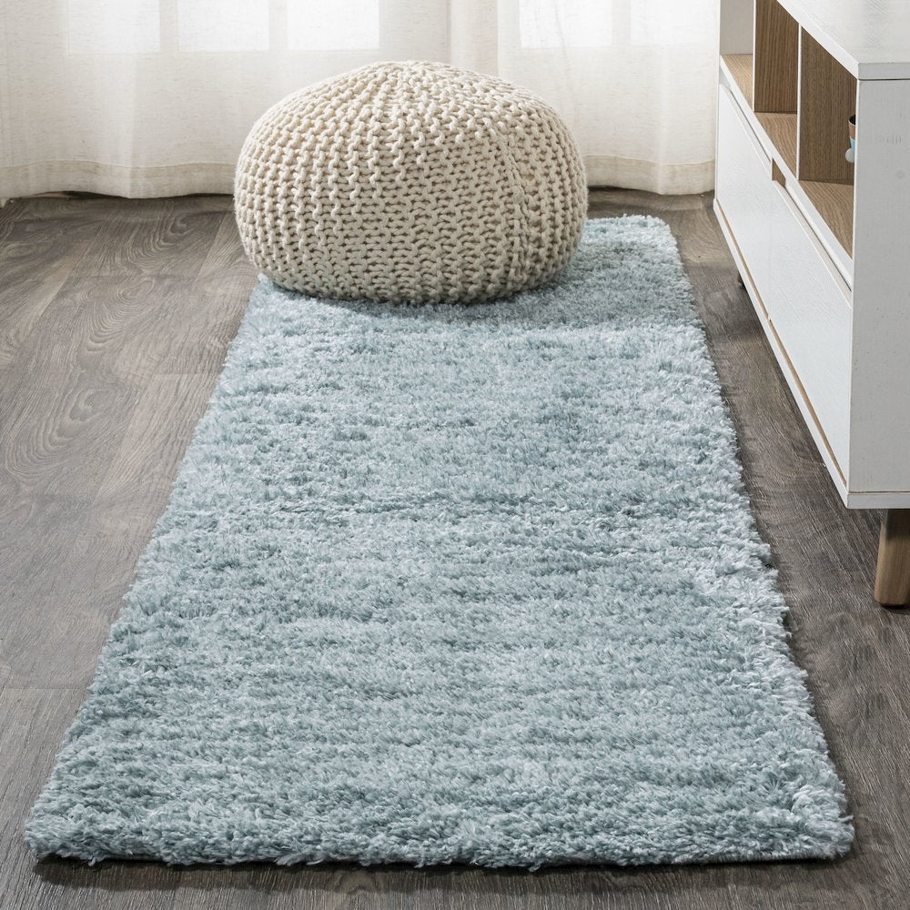 Groovy Solid Shag Area Rug