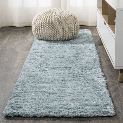 Groovy Solid Shag Area Rug