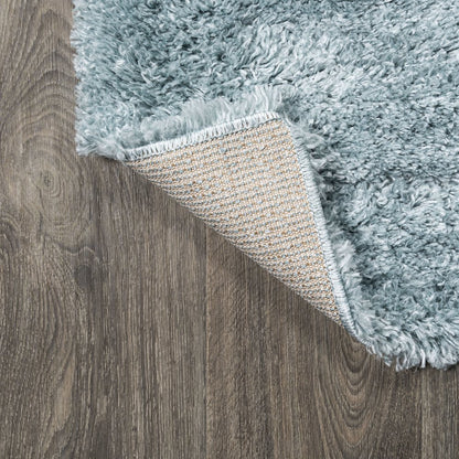 Groovy Solid Shag Area Rug