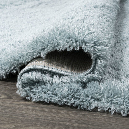 Groovy Solid Shag Area Rug