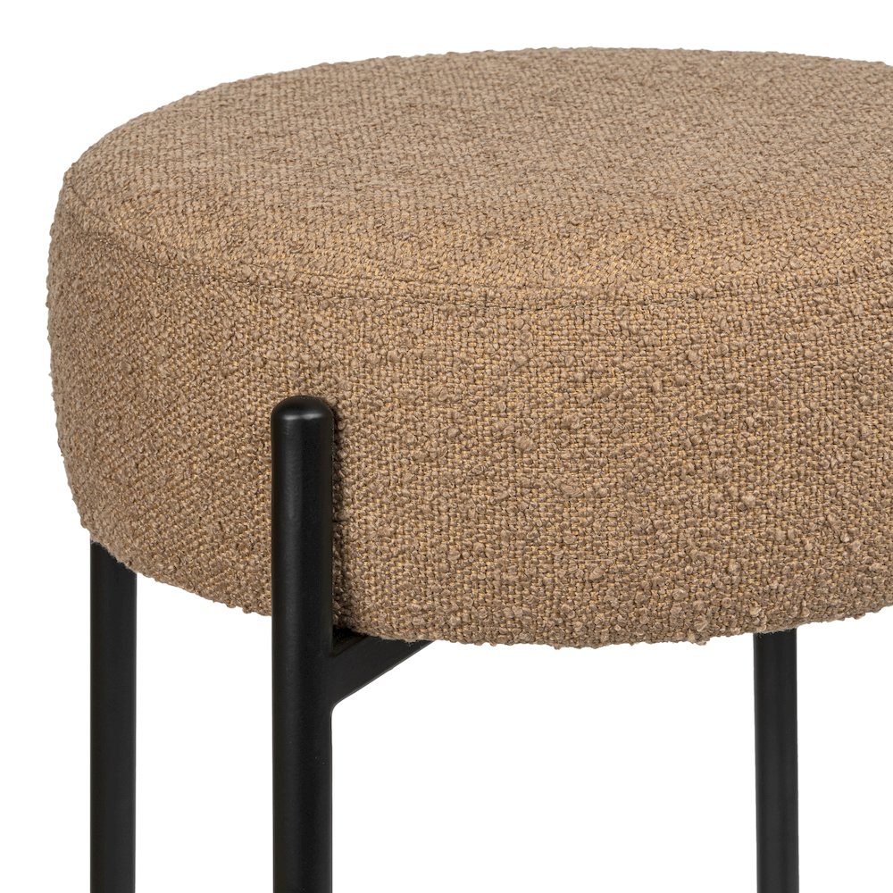 Paola 25.5" Industrial Round Backless Counter Stool