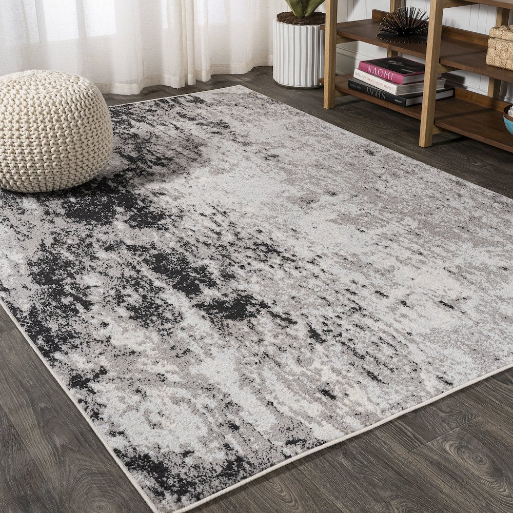Storm Modern Abstract Area Rug