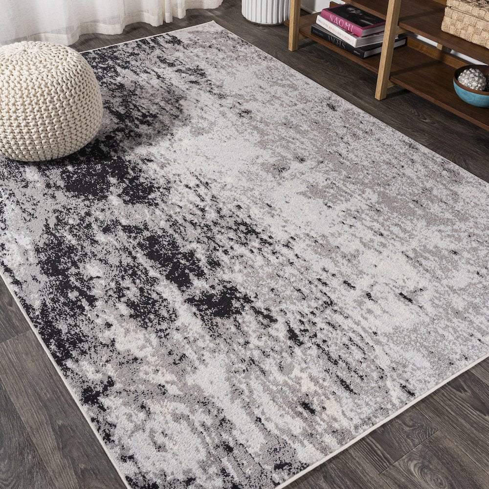 Storm Modern Abstract Area Rug