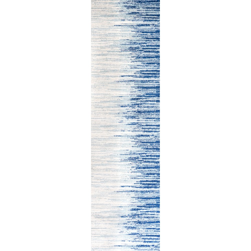 Linear Modern Half Stripe Area Rug