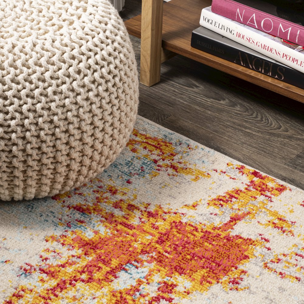 Sunset Modern Abstract Area Rug