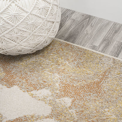 Petalo Abstract Two Tone Modern Area Rug