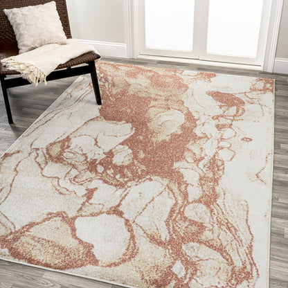 Marmo Abstract Marbled Modern Area Rug