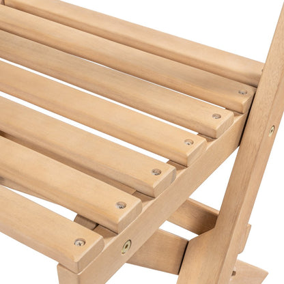 Cadiz Classic 3-Piece Solid Acacia Wood Outdoor Folding Bistro Set