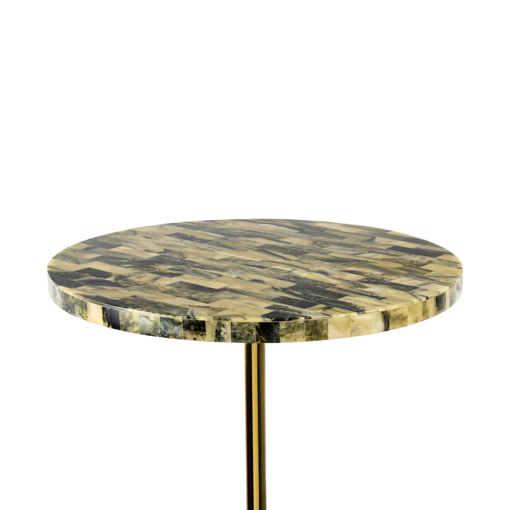 Hedda Art Deco 23.5" Round Pedestal Drink Table