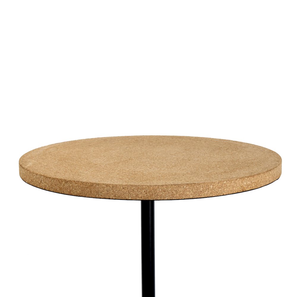 Calix 23.5" Minimalist Round Pedestal End Table