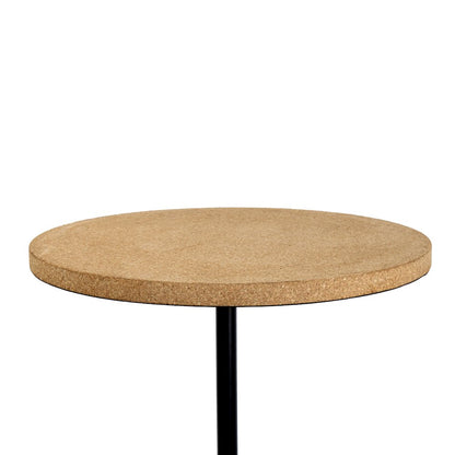 Calix 23.5" Minimalist Round Pedestal End Table