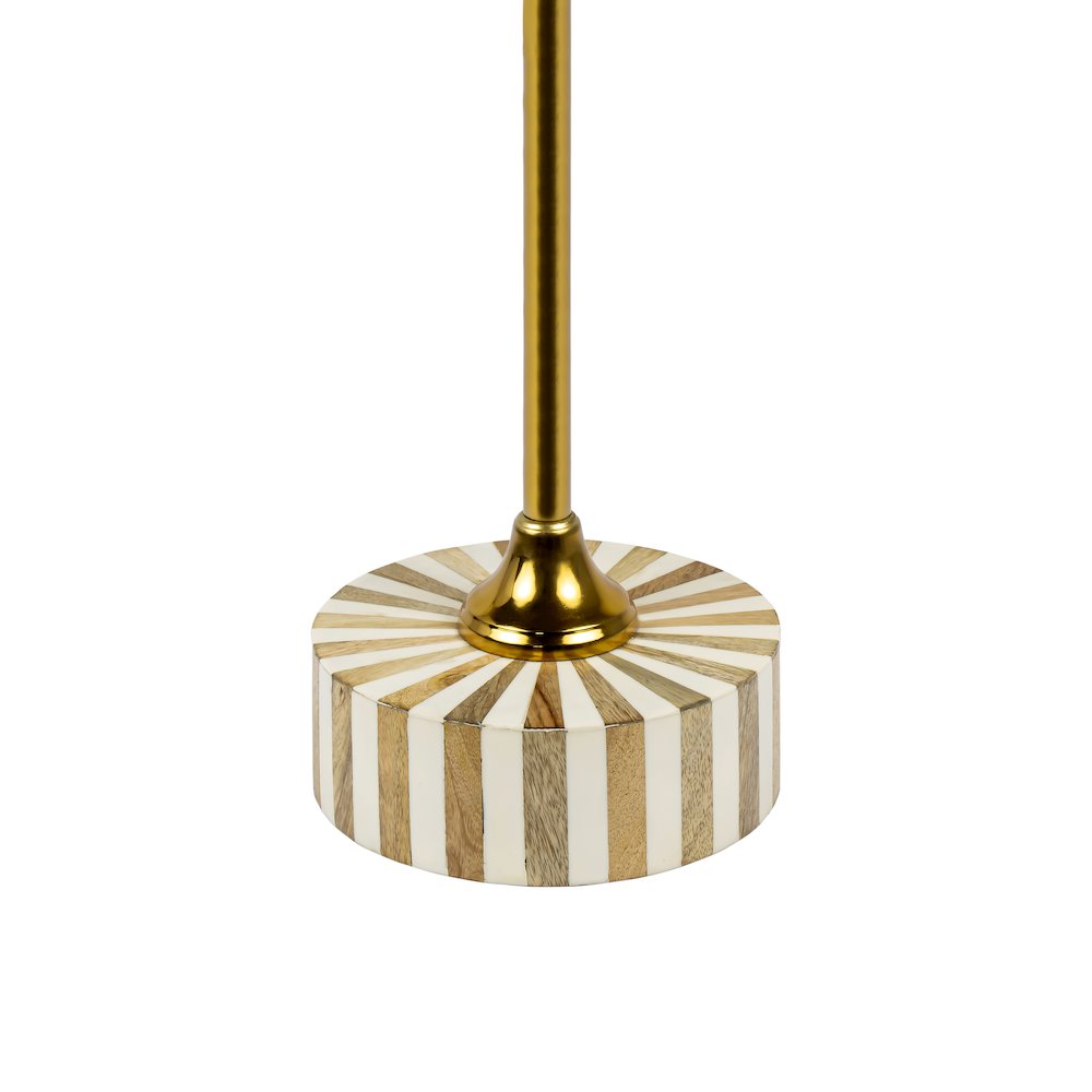 Calix 23.5" Minimalist Round Pedestal End Table