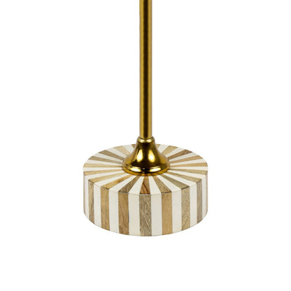 Calix 23.5" Minimalist Round Pedestal End Table