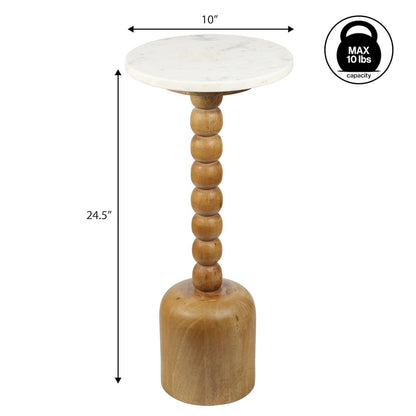 Turner Transitional 24.5" Tall Round Drink Table