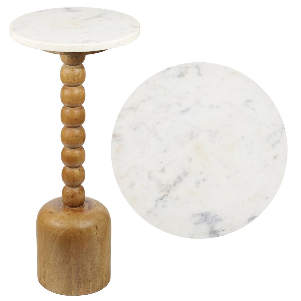 Turner Transitional 24.5" Tall Round Drink Table