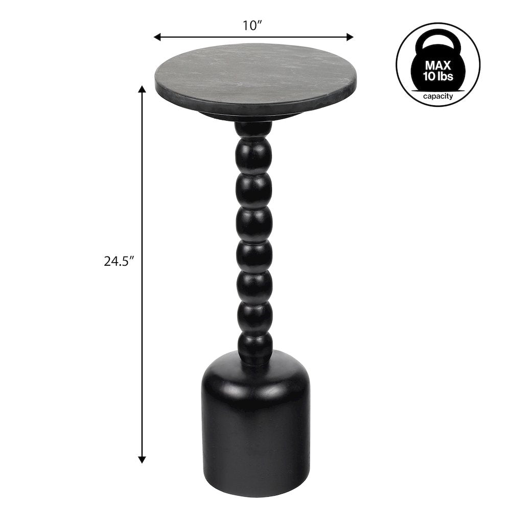 Turner Transitional 24.5" Tall Round Drink Table