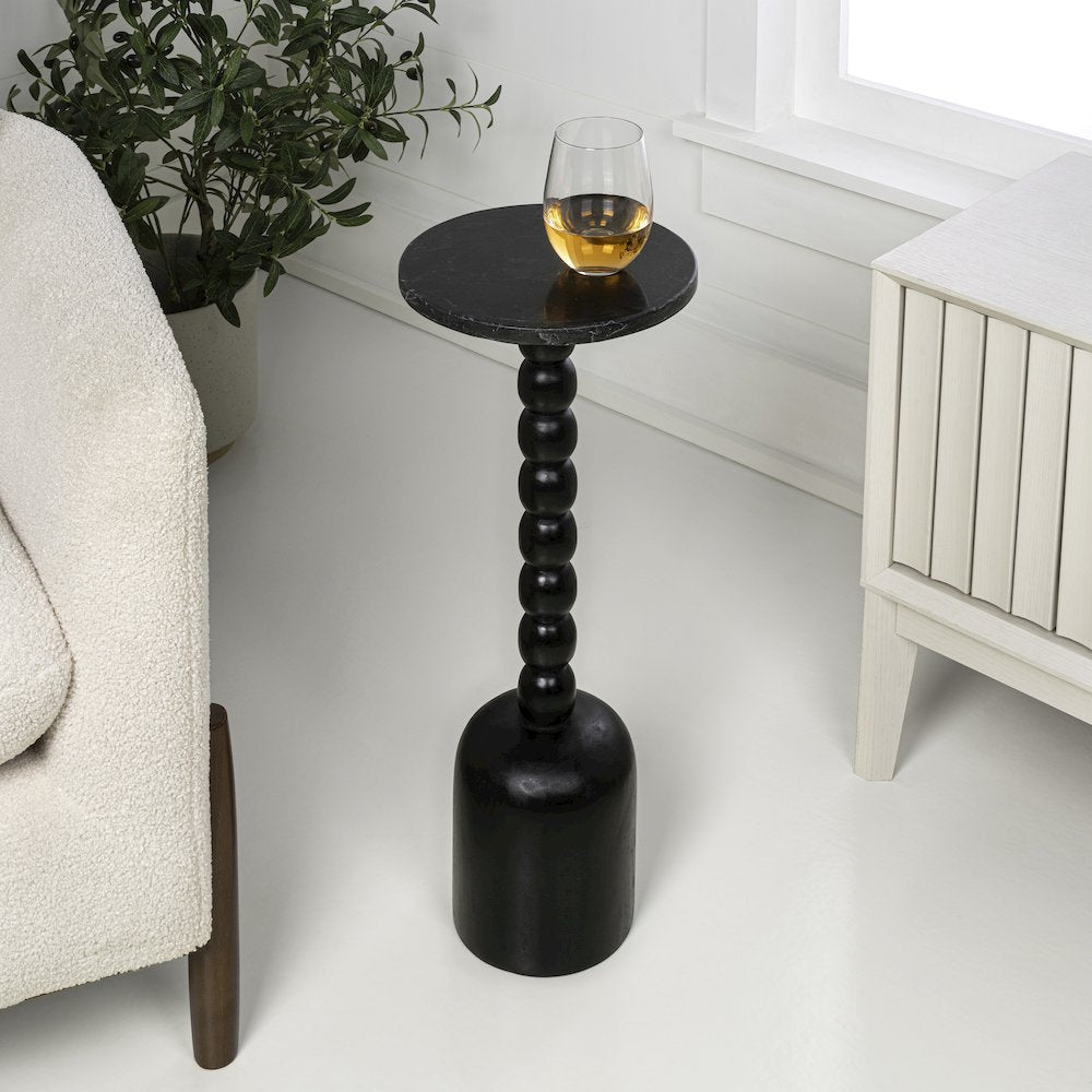 Turner Transitional 24.5" Tall Round Drink Table