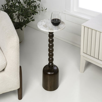 Turner Transitional 24.5" Tall Round Drink Table