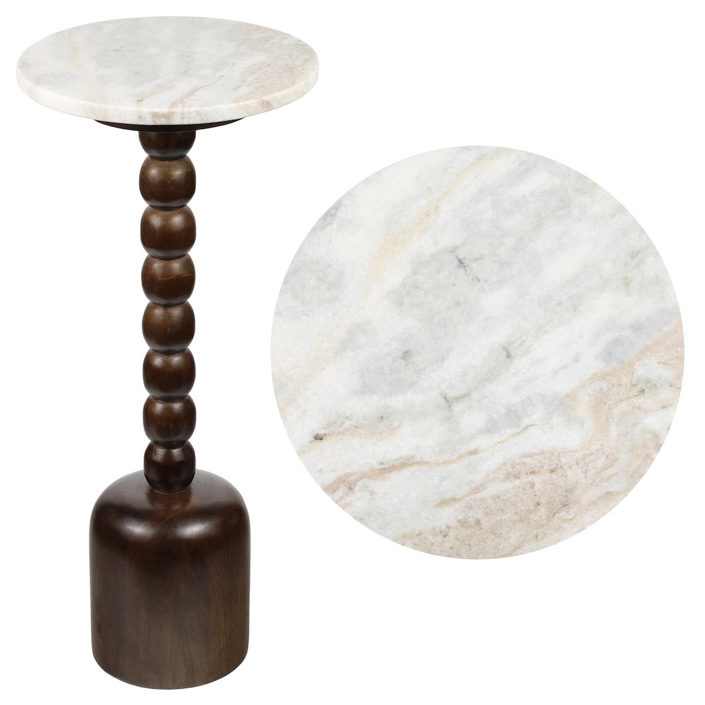 Turner Transitional 24.5" Tall Round Drink Table