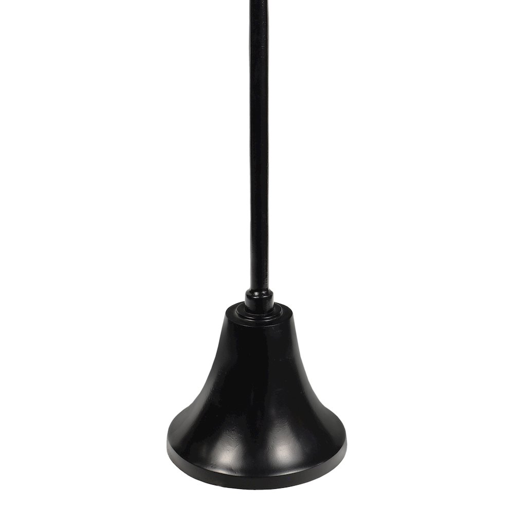 Irida Modern 24" Hammered Antique Black Round Pedestal Drink Table