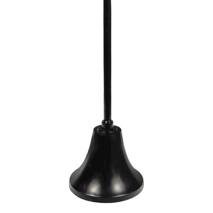 Irida Modern 24" Hammered Antique Black Round Pedestal Drink Table