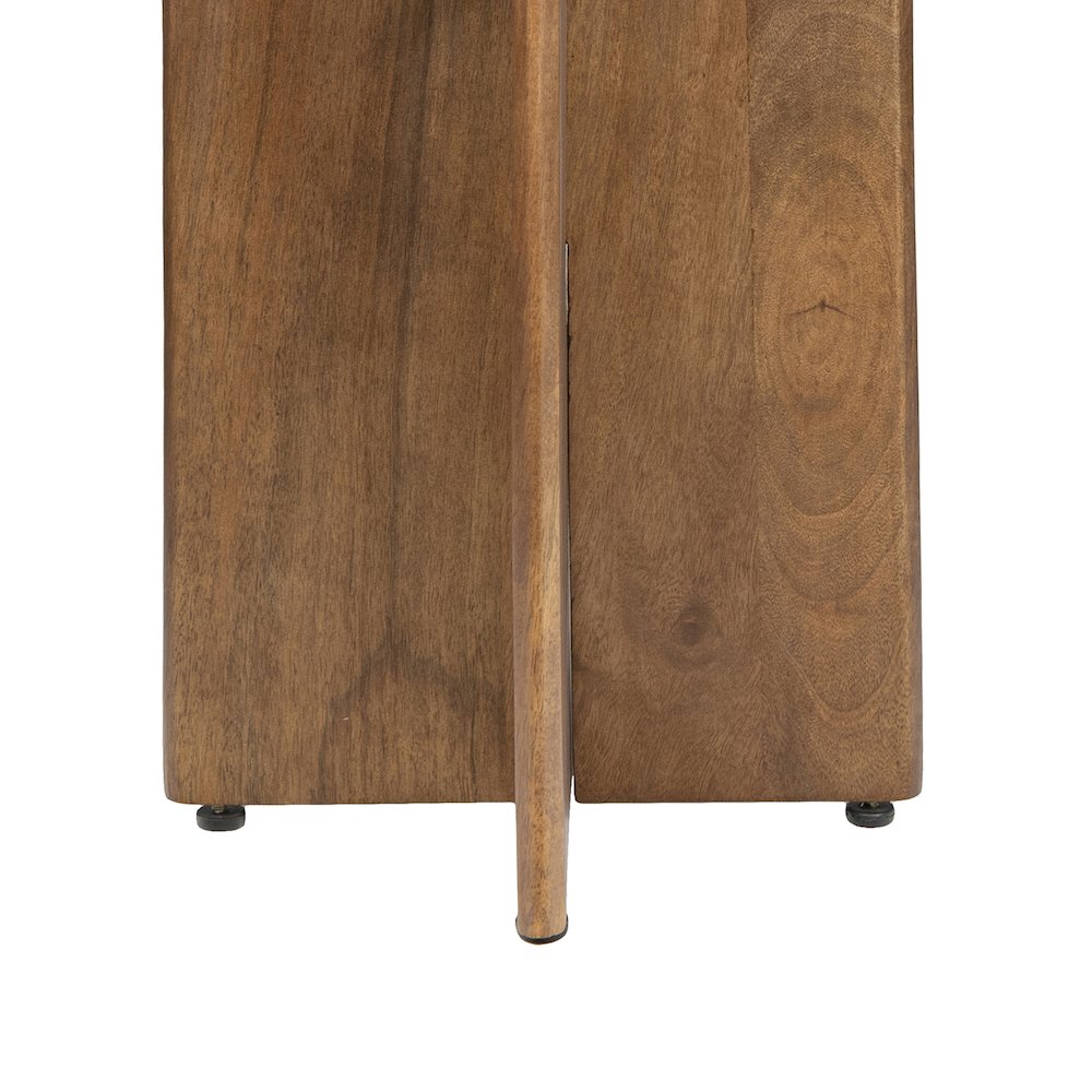 Naomi 18" Mid-Century Round End Table